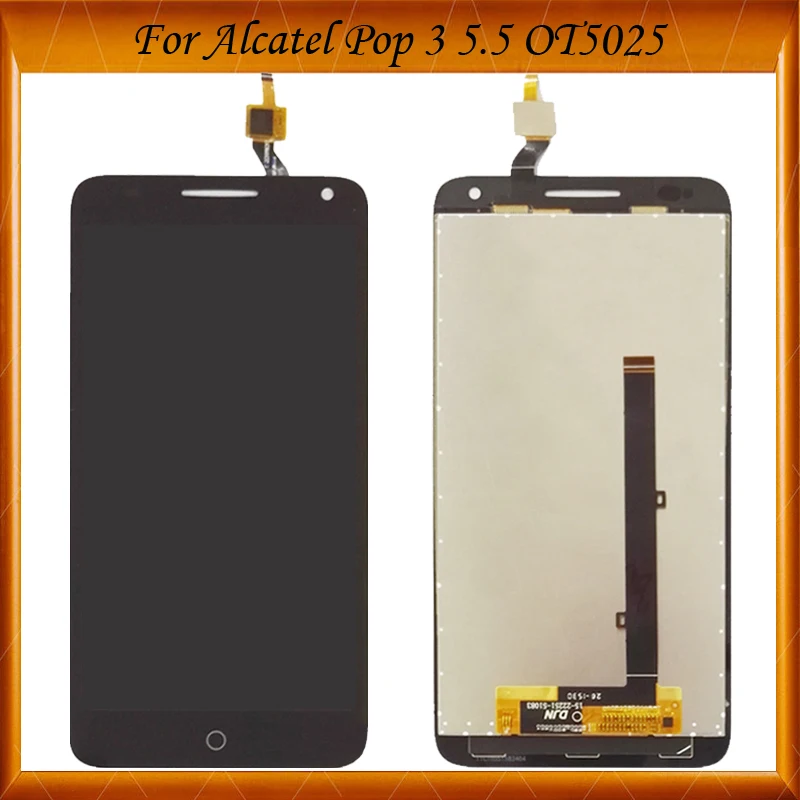 Сенсорный экран 5 дюйма для Alcatel One Touch Pop 3 OT5025 5025D 5025 жк дисплей с дигитайзером