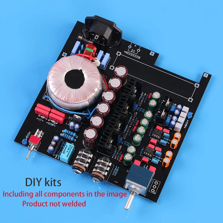 DIY kits HIFI A2 усилитель для наушников двойной усилитель 15-18 в Reference Beyerdynamic A2 аудио усилитель для наушников - Цвет: DIY kits