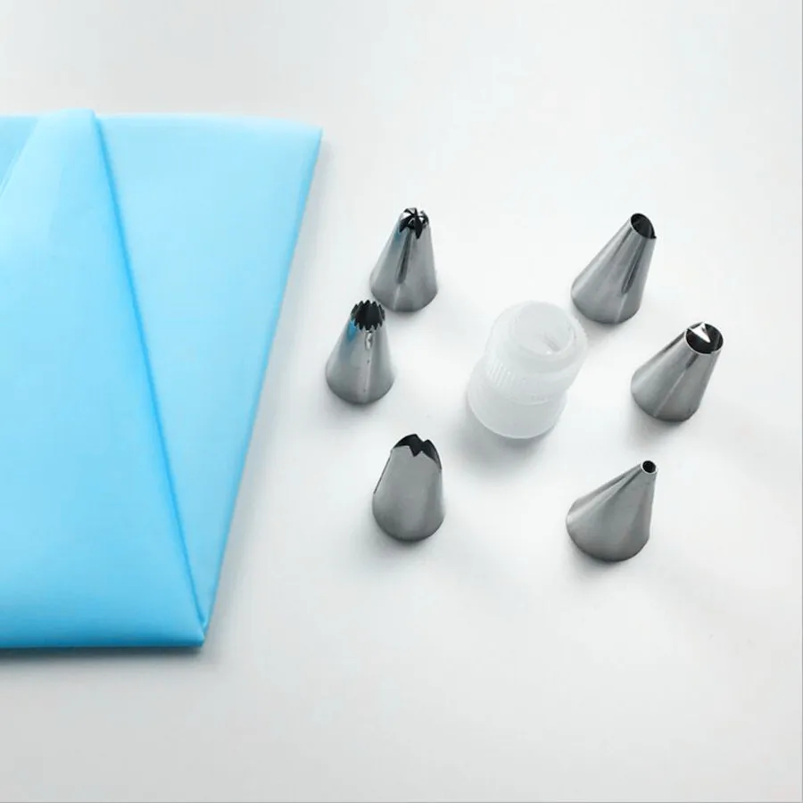 8 шт./лот силиконовые кухонные аксессуары глазурь трубопровод Крем кондитерский