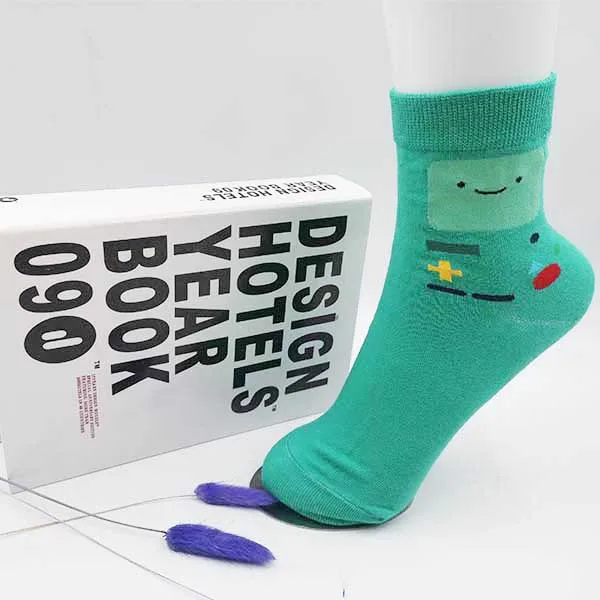 3 Женские короткие милые носки с героями мультфильмов, аниме, персонажами из мультфильмов, хипстерские модные короткие носки с принтом животных - Цвет: 3