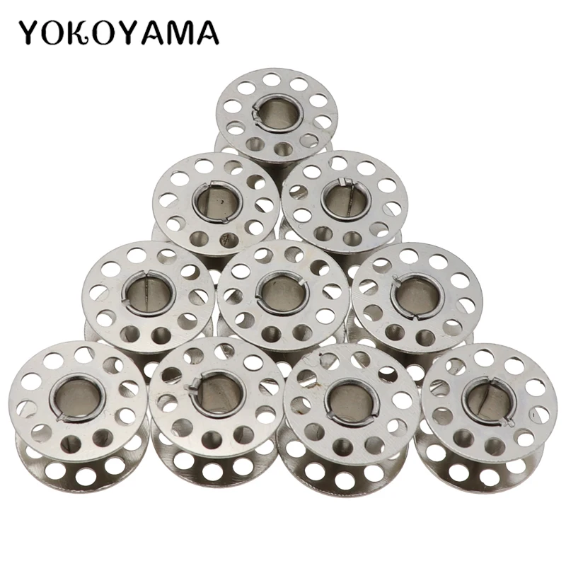 YOKOYAMA 10 шт. металлическая искусственная шпуля Шпульный сердечник Швейные