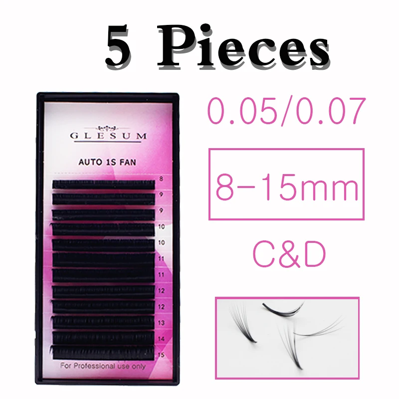 GLESUM 5/отрегулируйте громкость русской оптовая продажа ресниц для наращивания