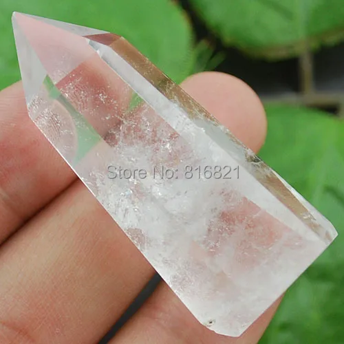 (1 шт./лот) прозрачный кварцевый точечный массажный жезл расслабляющий Каменный