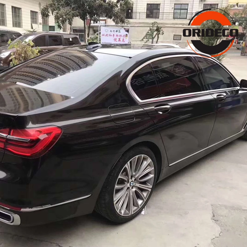 2019 Новинка 1 52*20 м глянцевый страз Черная Виниловая Автомобильная обертка