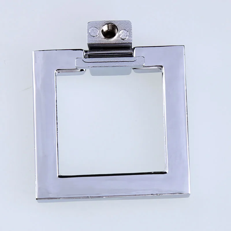 Ручка для выдвижного ящика кухонного шкафа квадратные Серебристые