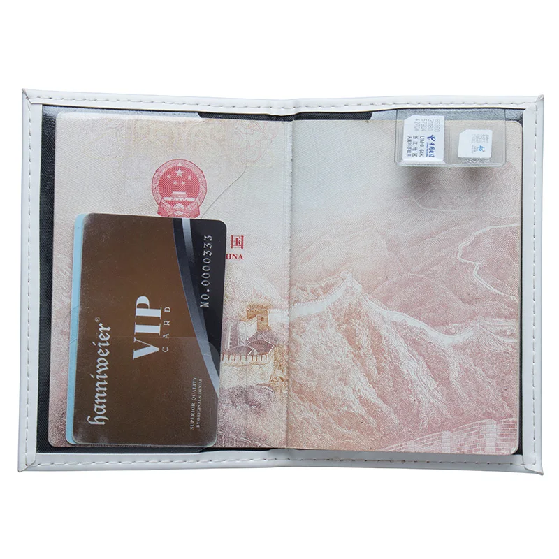Русская Обложка для паспорта мягкий чехол из искусственной кожи путешествий ID