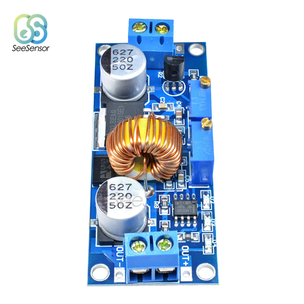 Понижающий преобразователь напряжения 5A XL4015 светодиодный понижающий модуль