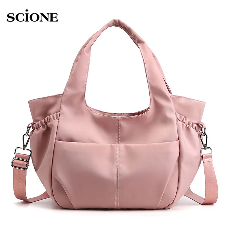 

Women Traveling Bags Nylon Gym Bag for Fitness Training Outdoor Waterproof Sports Handbags Shoulder Crossbody Cute Gymtas XA39WA
