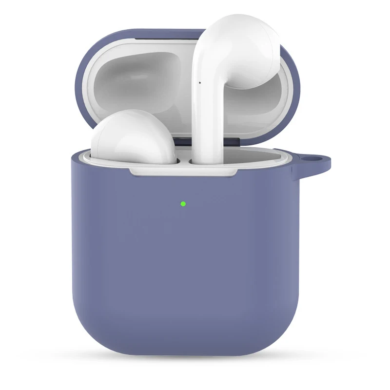 Чехол для наушников Apple AirPods 2 силиконовый чехол беспроводные Bluetooth наушники Air Pods защитный чехол для AirPod Silm чехол