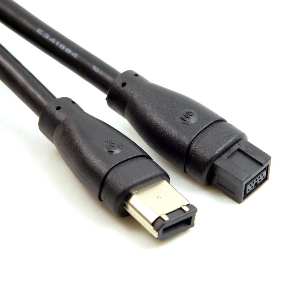 9 контактный/6 контактный кабель Beta Firewire 800 к 400 IEEE 1394B черный цвет 1 8 м 6