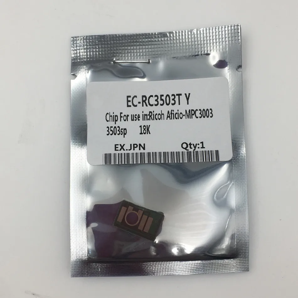 4 шт. тонер чип MPC3003 для Ricoh MP C3003 C3503 C3003SP C3503SP картридж MPC3003sp mpc3503sp чип|Чип картриджа|
