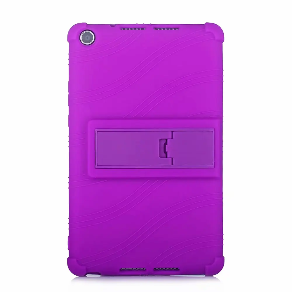 Фиолетовый Детский чехол-подставка для huawei MediaPad T5, 8,0 дюймов, JDN2-W09/AL00, противоударный защитный чехол, чехол для Funda huawei Honor Pad 5 8,0'' - Цвет: Фиолетовый
