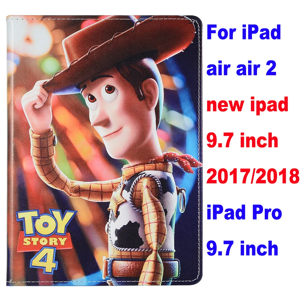 as photo Чехол для ipad air 2, новинка, ipad 9,7,,, Pro, 9,7, ipad, 4 дюйма, ipad mini, 1/2, 3/4, 5, фильм, История игрушек, 4, чехол-подставка - Цвет: as photo