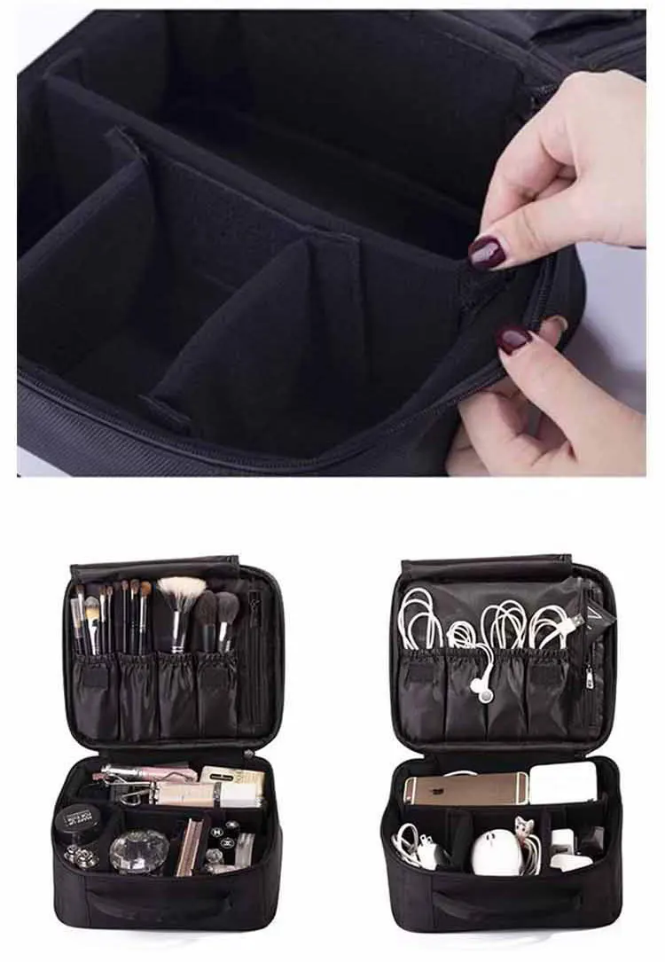 Soomile брендовая профессиональная сумка для макияжа Косметическая CasesBolso Mujer дорожная большая емкость для женщин Макияж органайзер для хранения чемоданов