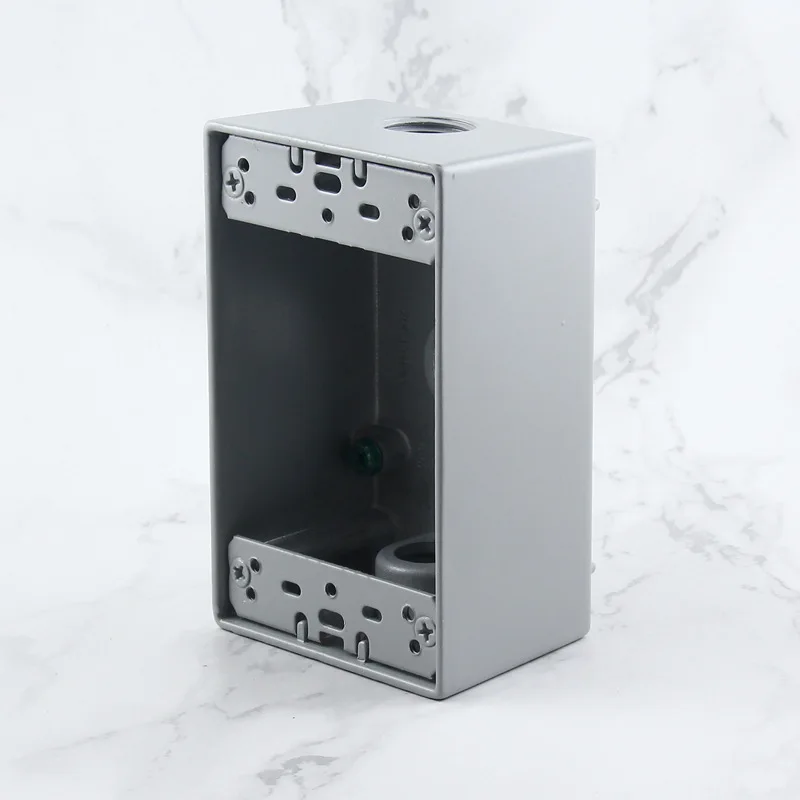 118 мм us Socket Switch Box алюминиевая чугунная установленная коробка US standard wall switch bottom
