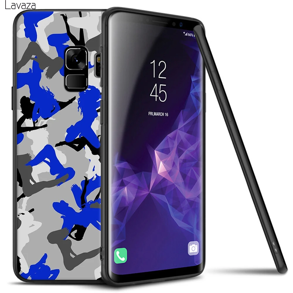 Мягкий чехол из ТПУ с камуфляжным узором Lavaza для Samsung Galaxy S8 S9 S10 Plus S10e A6 A8 A9 J6 2018