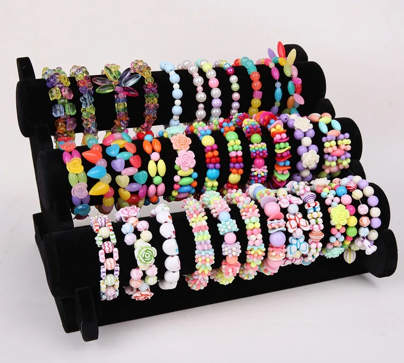 LASPERAL Beads Kit For Kids Children Jewelry Making Kid Intelligence Acrylic Creative Gifts Diy Necklace Bracelet | Украшения и