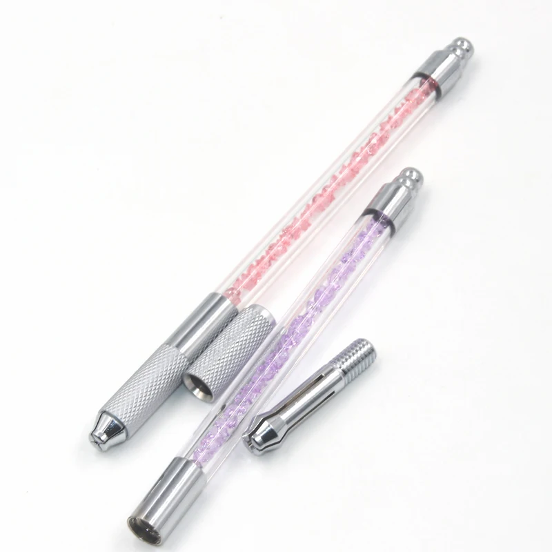 Оптовая продажа 2 шт. Корея 110 мм длина ручная микроблейдинг ручка бровь