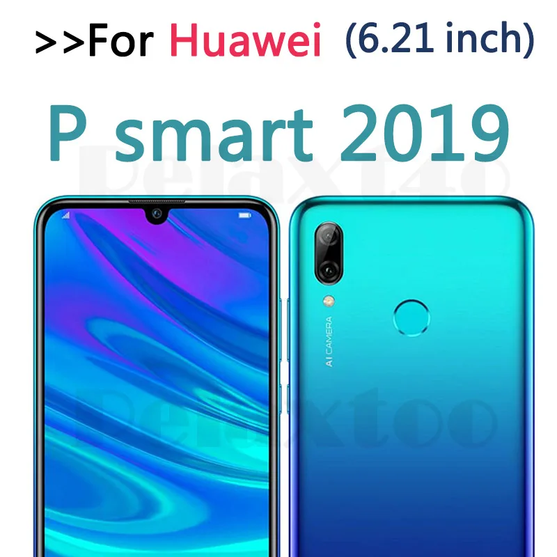 p smart 2019 P smart 9D полностью проклеенное закаленное стекло для huawei p smart Защитное стекло для huawei huawey psmart z psmartz пленка 9h - Цвет: p smart 2019
