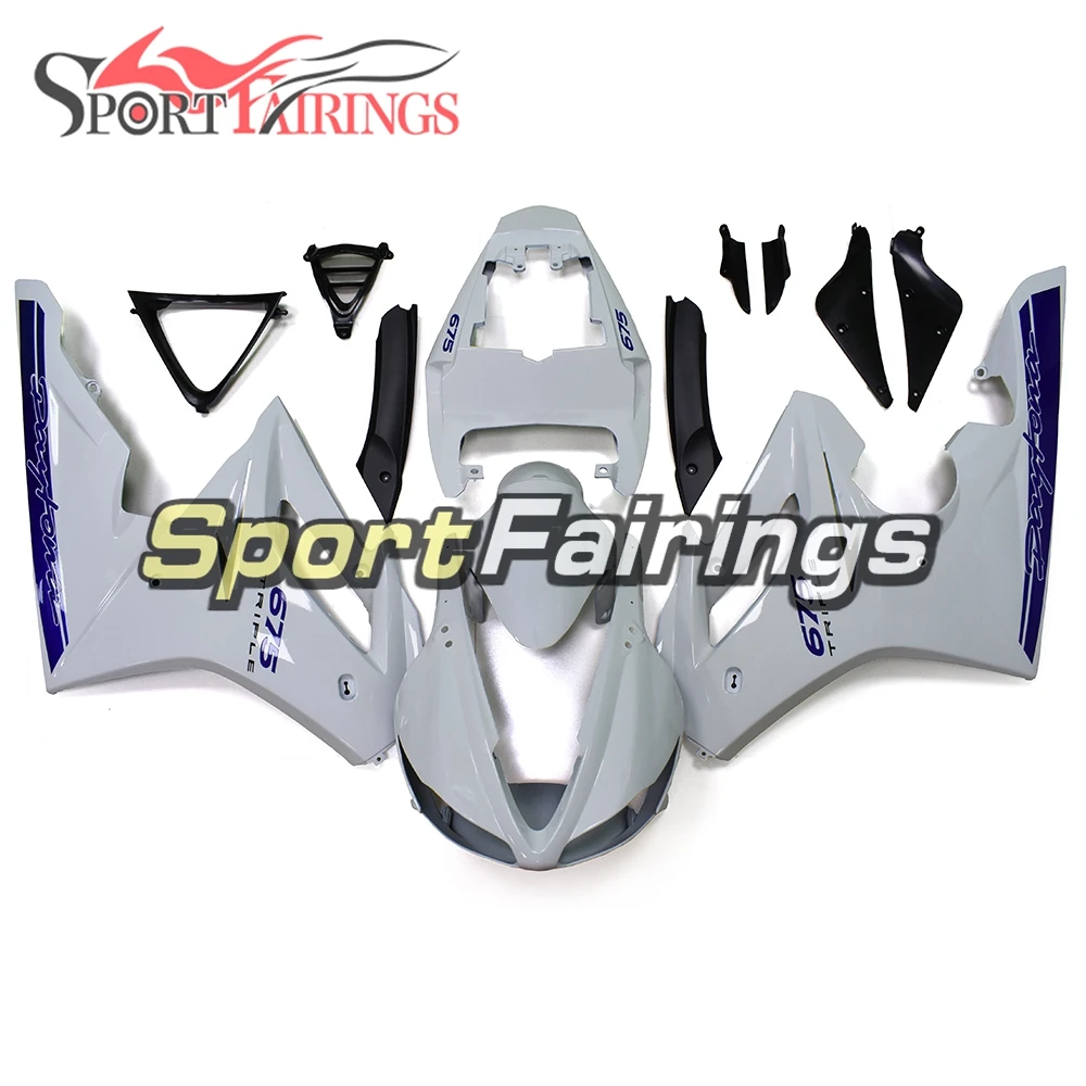 

Injection Fairing Kits For TRIUMPH DAYTONA 675 09 10 11 12 Year 2009 - 2012 ABS Plastic Motorcycle Fairing Fittings White Covers
