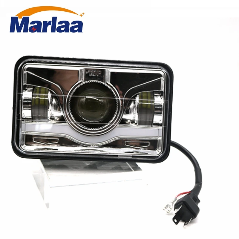 Marlaa 4x6 &quotдюймовый светодиодный прямоугольный фары HID Замена для H4651 H4652 H4656 H4666 H6545