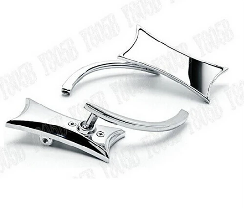 Хромированные мотоциклетные зеркала для Honda Shadow Spirit Saber Aero ACE Steed VLX 400 600 1100 DLX VTX1300
