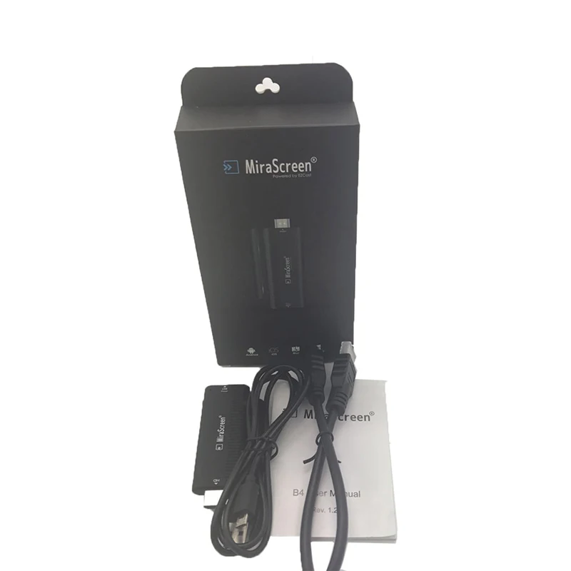 MiraScreen B4 Смарт Мини ПК ТВ палка беспроводной ТВ 2,4 ГГц wifi приемник DLNA Airplay дисплей miracast ключ для Android/IOS