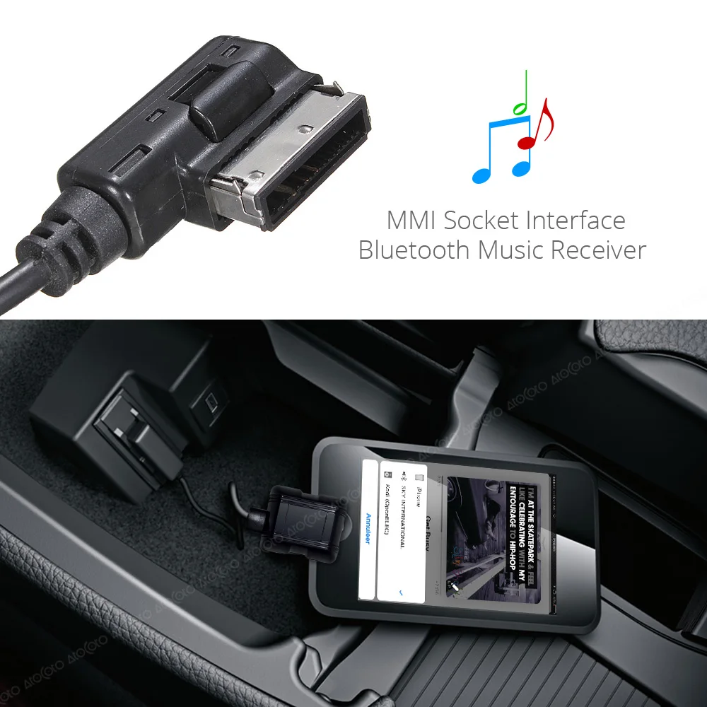 Bluetooth модуль AtoCoto для Benz MMI автомобильный беспроводной аудио вход Aux кабель