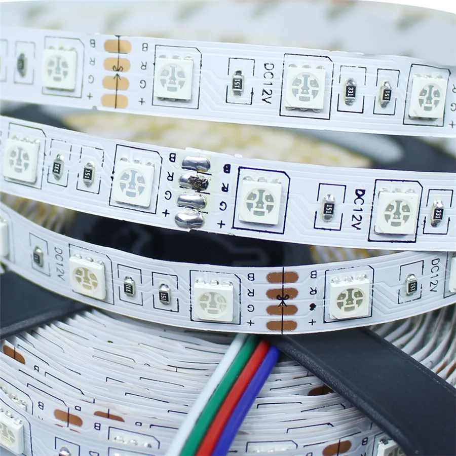 Светодиодная лента RGB 5050 60Led/M не водонепроницаемая гибкая светодиодная с 44Key Мини