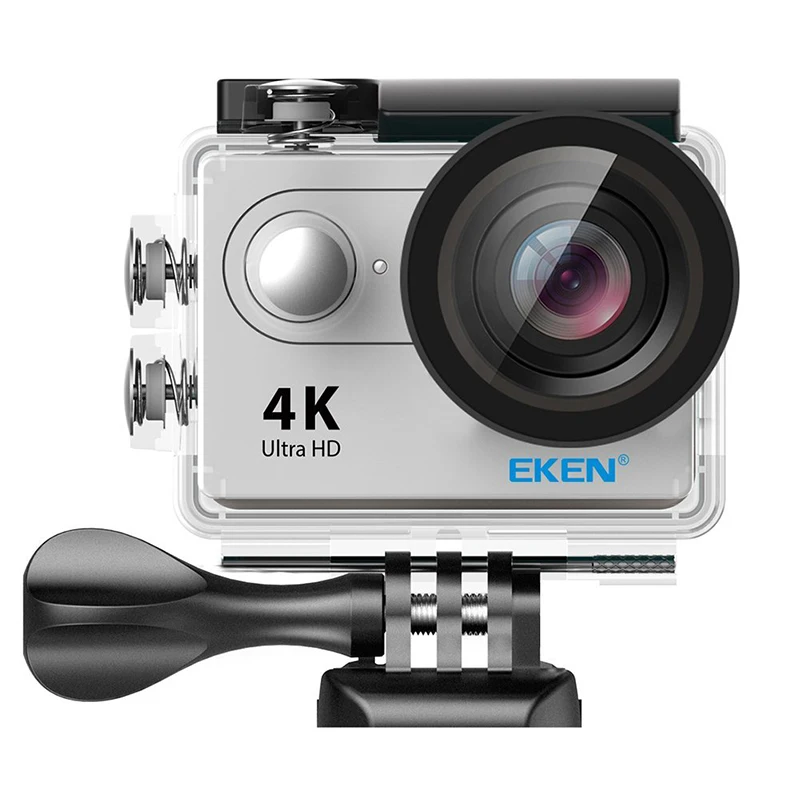 Оригинальная Экшн-камера eken 4K eken H9/H9R с дистанционным управлением Ultra HD 4K WiFi 1080P 60fps спортивная водонепроницаемая профессиональная Дрон-камера - Цвет: H9 Silver