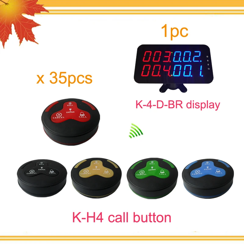 Ycall новый бренд Беспроводной таблицы колокола Системы | Компьютеры и офис