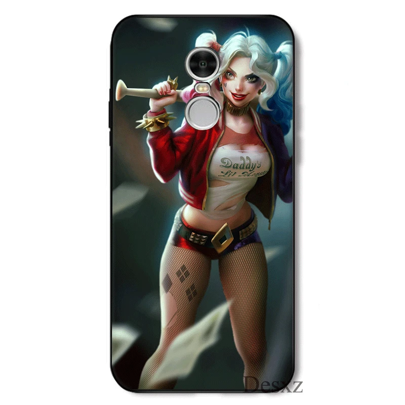Силиконовый чехол для мобильного телефона из ТПУ Harley Quinn Xiaomi Redmi K30 Poco X2 Note 5 6 4 4X 7 Pro