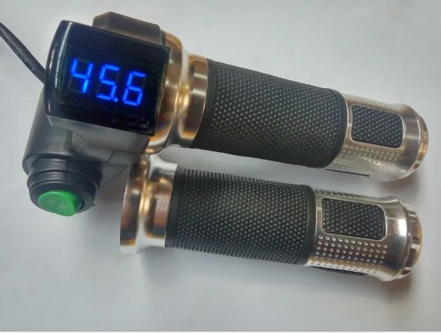 12-120v Батарея Напряжение индикатор + дроссельная заслонка с Круиз-переключатель и