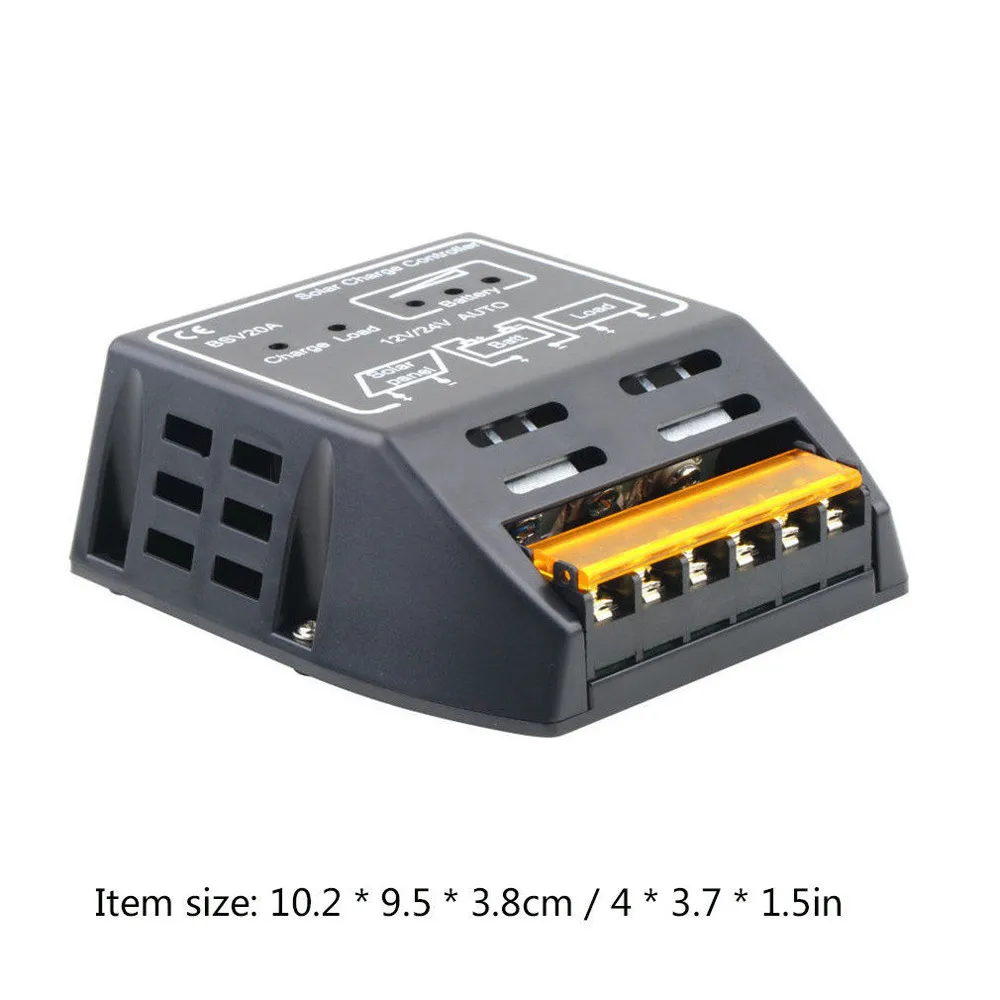 Горячая mppt 20A 12V 24V Солнечная Панель Контроллер заряда Регулятор батареи безопасная защита солнечные контроллеры