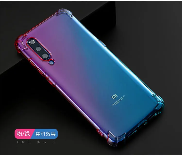Постепенно обесцвечивающийся чехол для телефона Xiaomi Redmi 7 6 GO Note Pro Mi 9 SE 8 A2 Lite