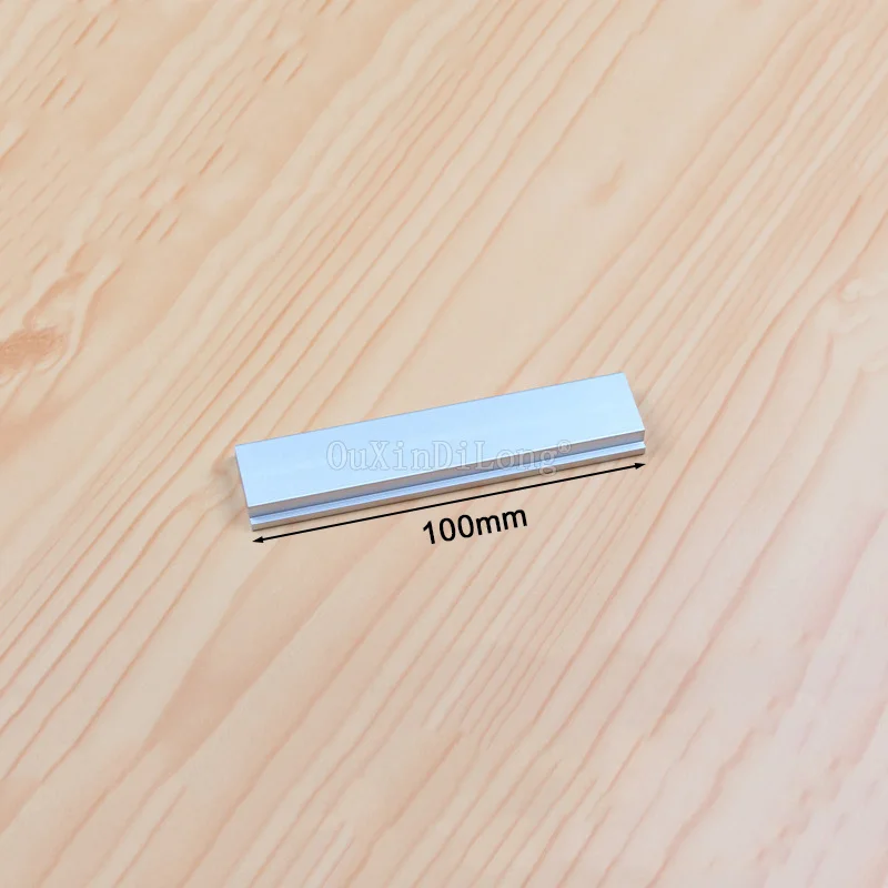 2 шт. Стандартный Алюминиевый т слайдер без отверстий для маршрутизатора Длина