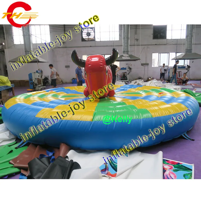 Бесплатная доставка по воздуху надувная езда на быке коммерческое использование