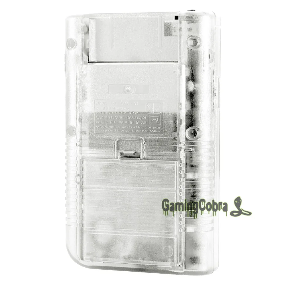 eXtremeRate Transparent Clear Full Housing Shell Buttons with Screen Len for Gameboy DMG-01 | Электроника