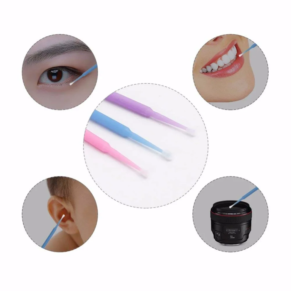 100 шт щетка для ресниц Dental Micro щеточки одноразовые материалы тушь палочки