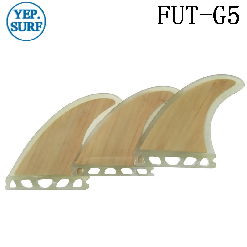 Quilhas Future/FCS G5 прозрачные бамбуковые ласты Бесплатная доставка Future Fin M Размер для