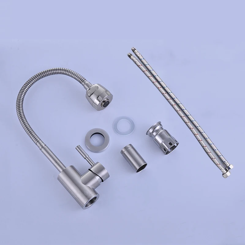 Кухонный смеситель из нержавеющей стали аэратор для горячей и холодной воды 2