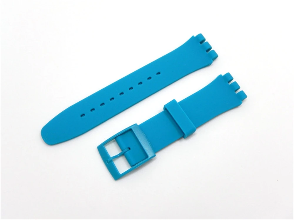 XBERSTAR наручные часы ремешок для Swatch 16 мм 17 мм 19 мм 20 мм резиновый силиконовый сменный ремешок для часов браслет аксессуары