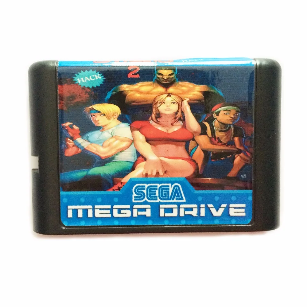 Улицы ярости 2 взломать версию Sega MD игровой Картридж для 16 бит игры Mega Drive / Genesis|sega
