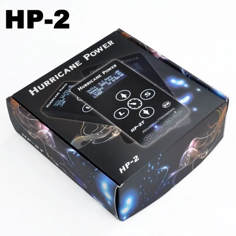 Набор для тату 1 шт. Hurricane HP-2 двойной цифровой источник питания с ЖК-дисплеем зажим