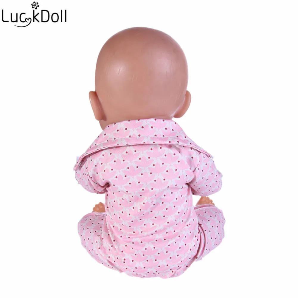 Luckydoll 15 шт. новая одежда куклы пижамы подходит 18 дюймов Американский 43 см BabyDoll аксессуары игрушки Детские лучшие рождественские подарки