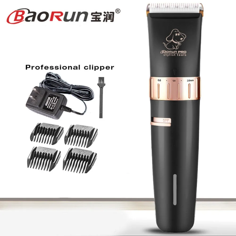 

BaoRun T2 Cat Dog Hair Trimmer Electrical Pet Hair Clipper Remover Cutter Dog Grooming Pet Product Haircut Machine 110V-240V