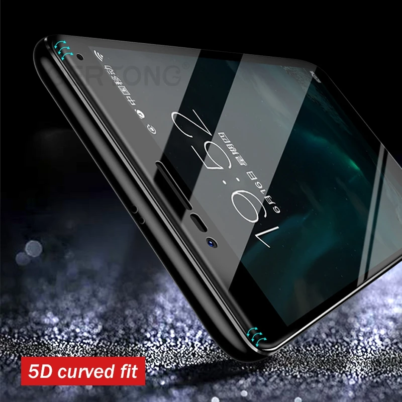 5D закаленное стекло с закругленными краями для Xiaomi Mi8 SE MiA1 Mi5X Mi6 Mi6X Защитная пленка для экрана для Redmi 4X5 Plus Note 5 Pro 4 6