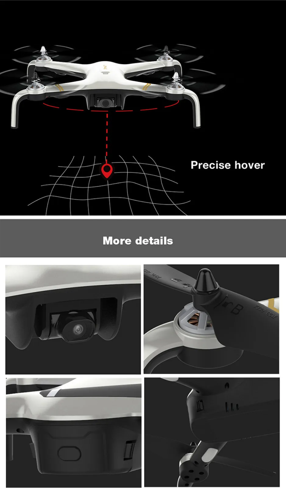C-FLY смарт gps 2,4G WiFi FPV 1080P HD Cam складной бесщеточный Радиоуправляемый Дрон Квадрокоптер интеллектуальная фотография бесщеточный Дрон