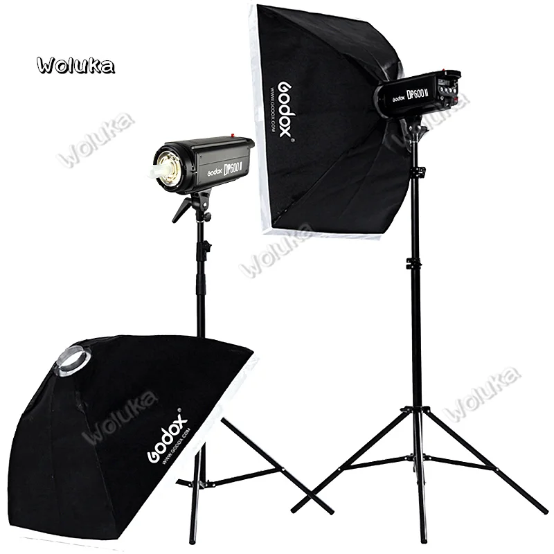 Godox DP600WII Фотографическая лампа набор студийная вспышка для съемок одежда