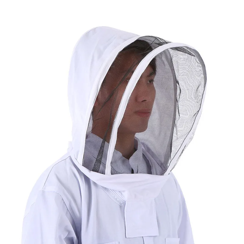 Профессиональный костюм для пчеловодства с большим корпусом защитой от белая